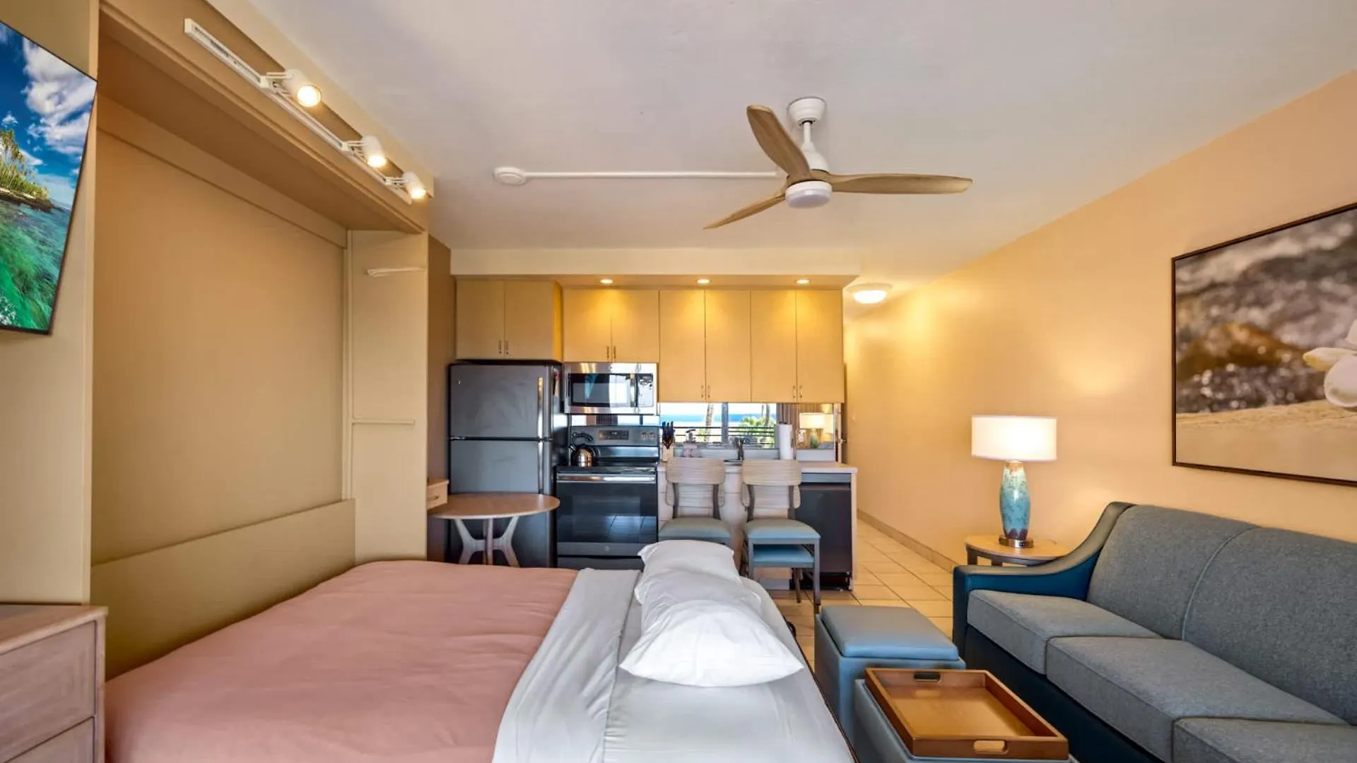 Kuleana Club #721 Oceanfront - 1 Bedroom & 1 Bathroom - 3Rd Floor Kahana